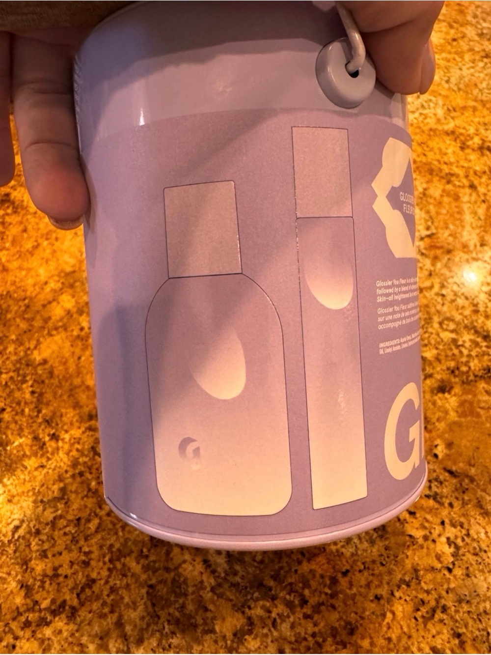 Glossier Purple Bath & Body Set